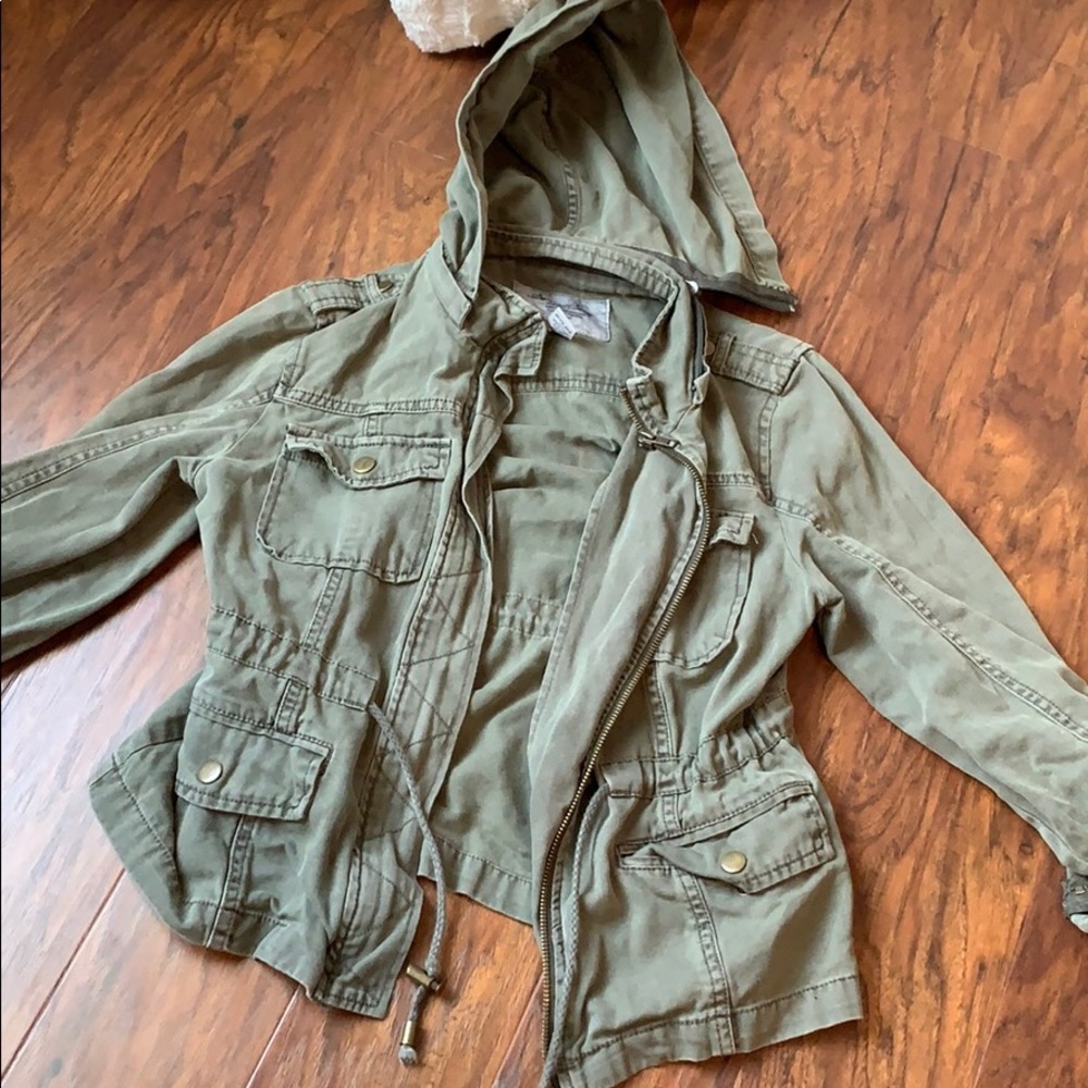 Army green jacket